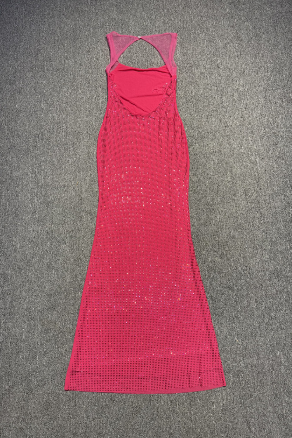 ✨ Full Bling Backless Maxi Dress