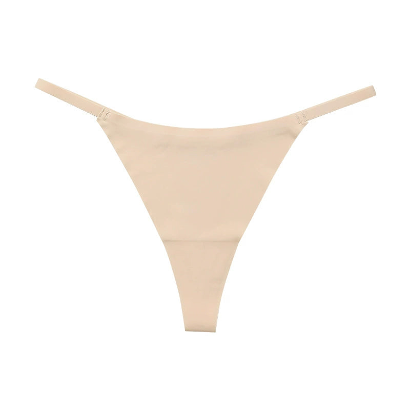 Seamless Ice Silk Thong