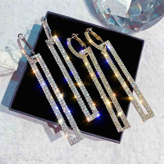 Luxury Geometric Drop Earrings