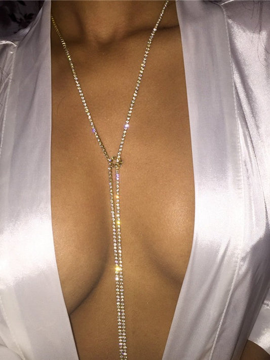 Long Diamond Necklace