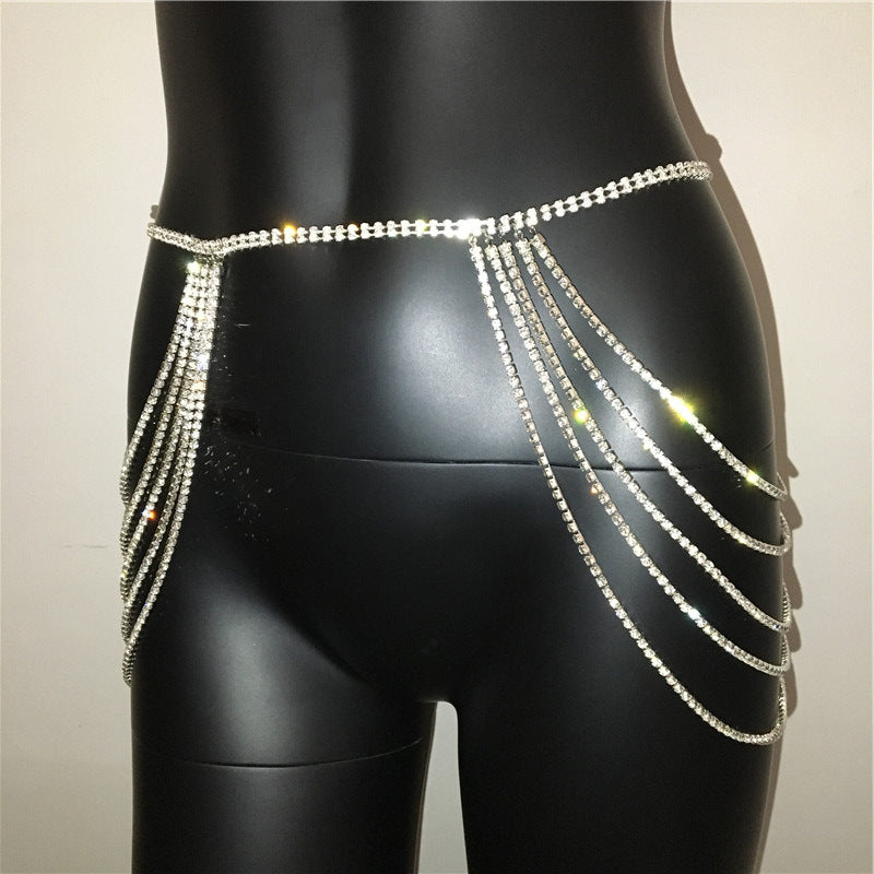 Sparkle Multi Layered Waist Belt