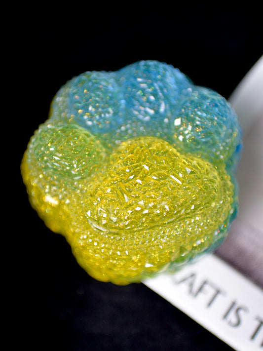 Blue & Yellow Trinket Box