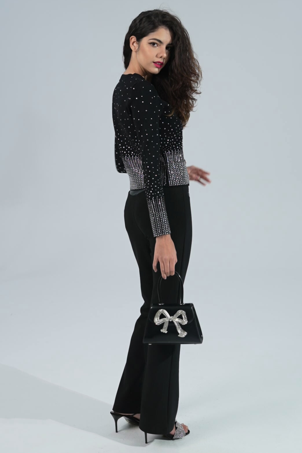 Diamond Bowknot Handbag