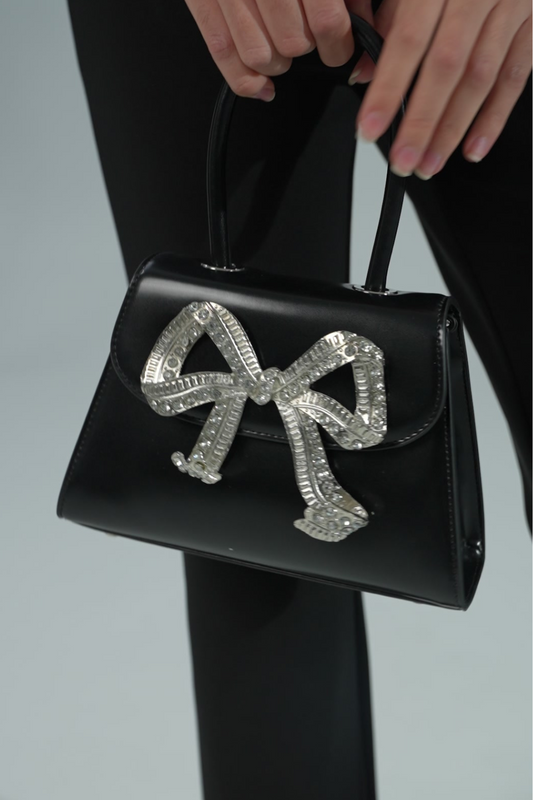 Diamond Bowknot Handbag