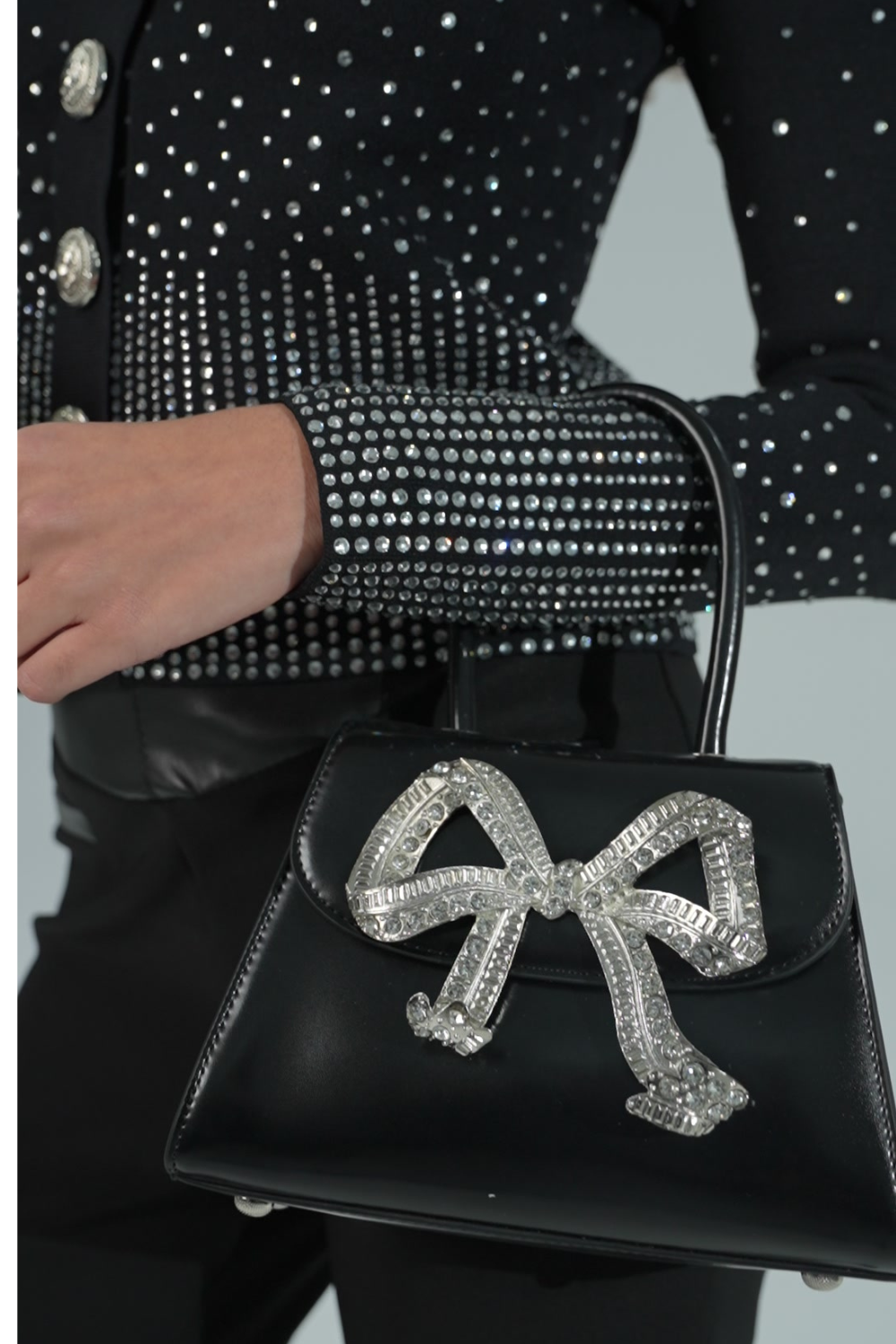 Diamond Bowknot Handbag