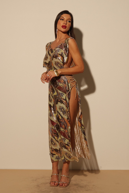 Bohemian Luxe Chainmail Dress