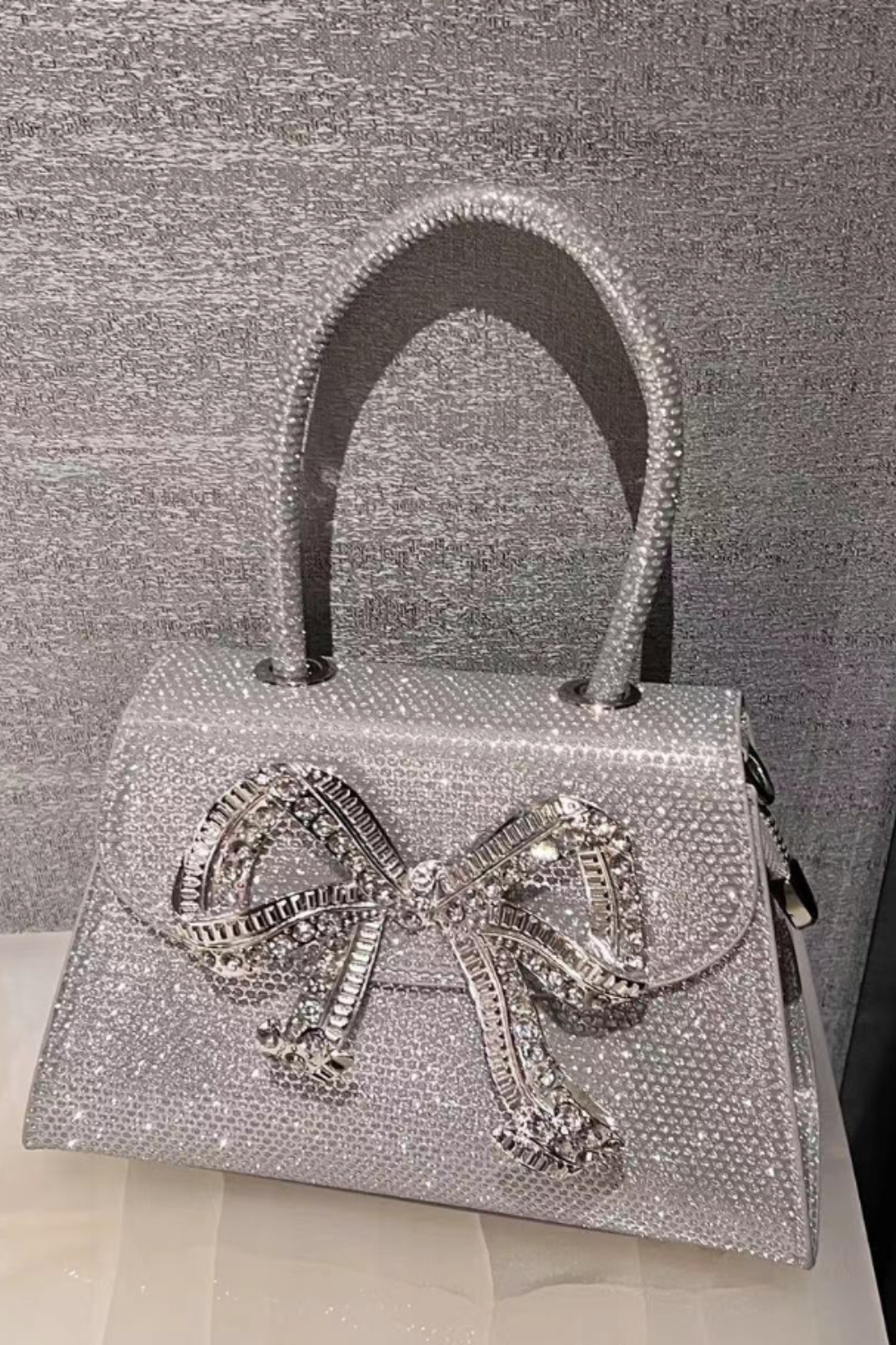 Diamond Bowknot Handbag