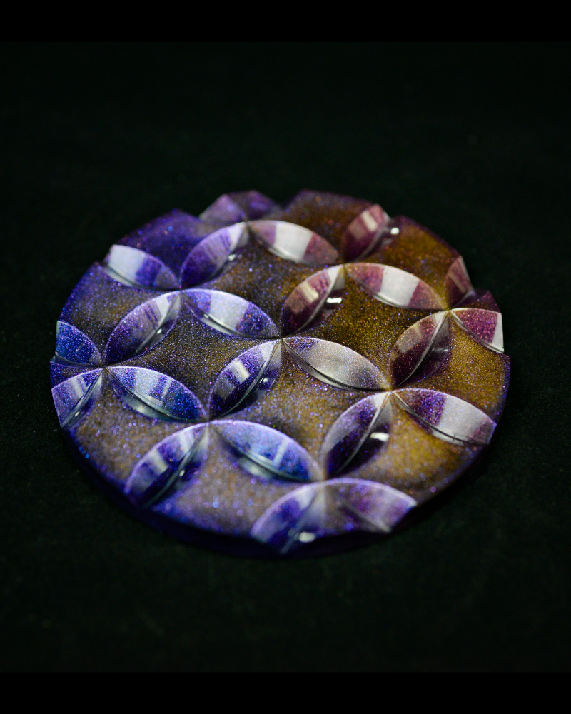 Geometric Resin Coaster