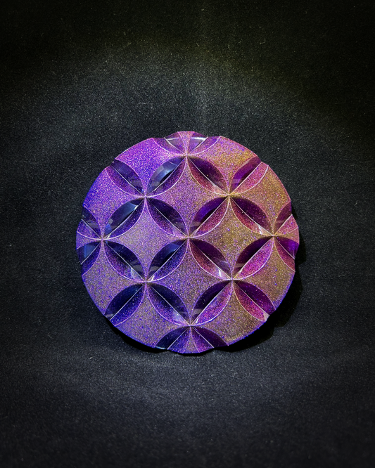 Geometric Resin Coaster
