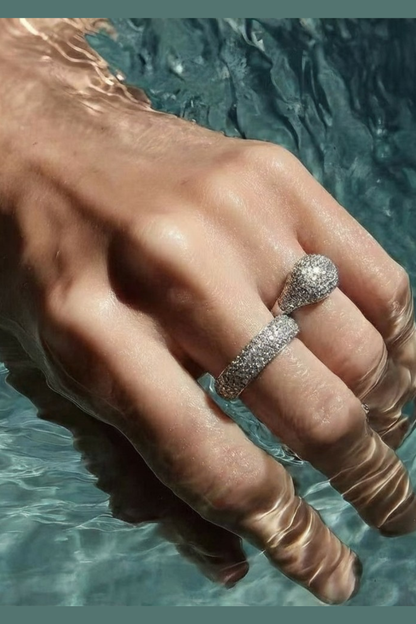 Sterling Silver Cubic Zirconia Ring