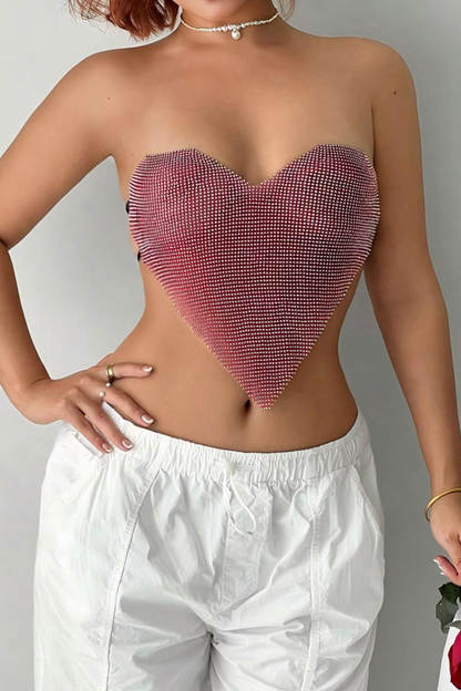 Love Bra Diamond Frenulum Top