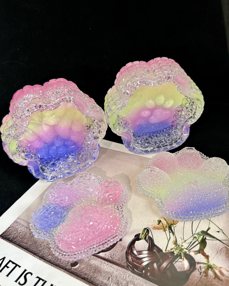 Purple Pink Trinket Box