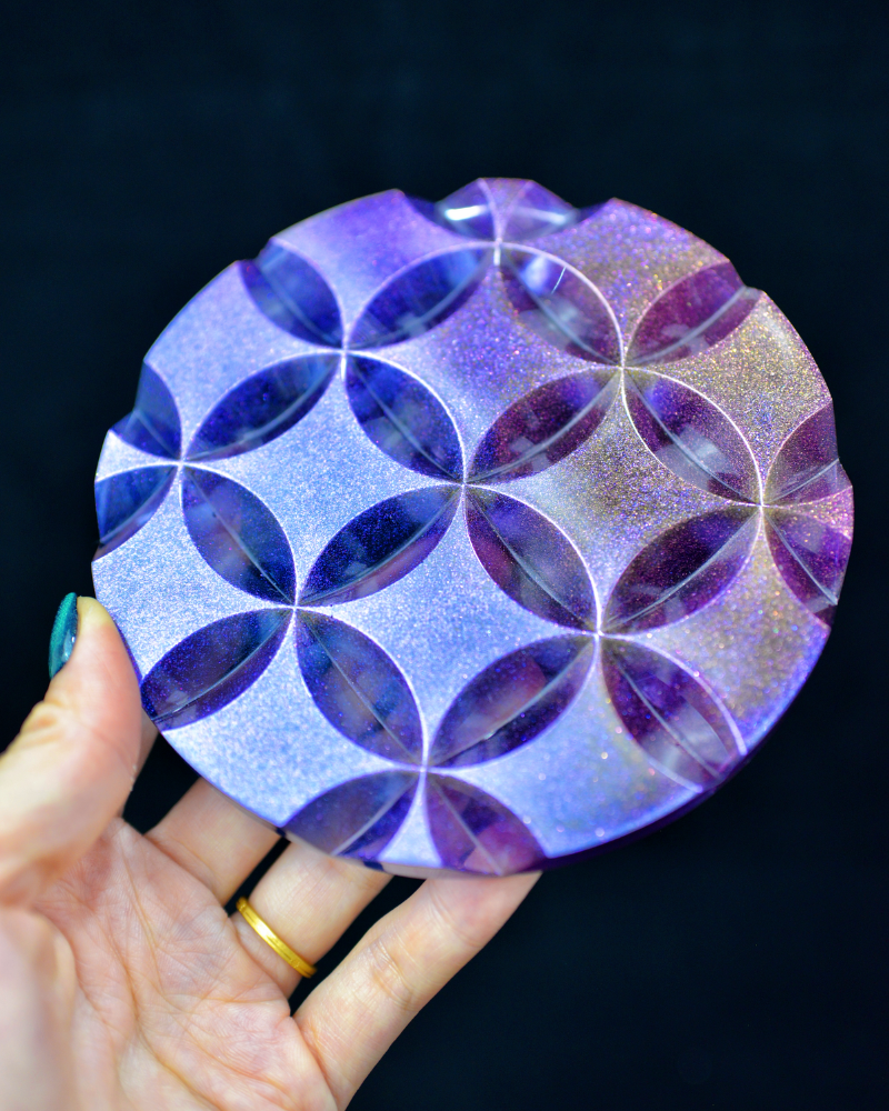 Geometric Resin Coaster