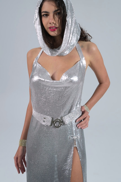 Silver Chainmail HeadCover