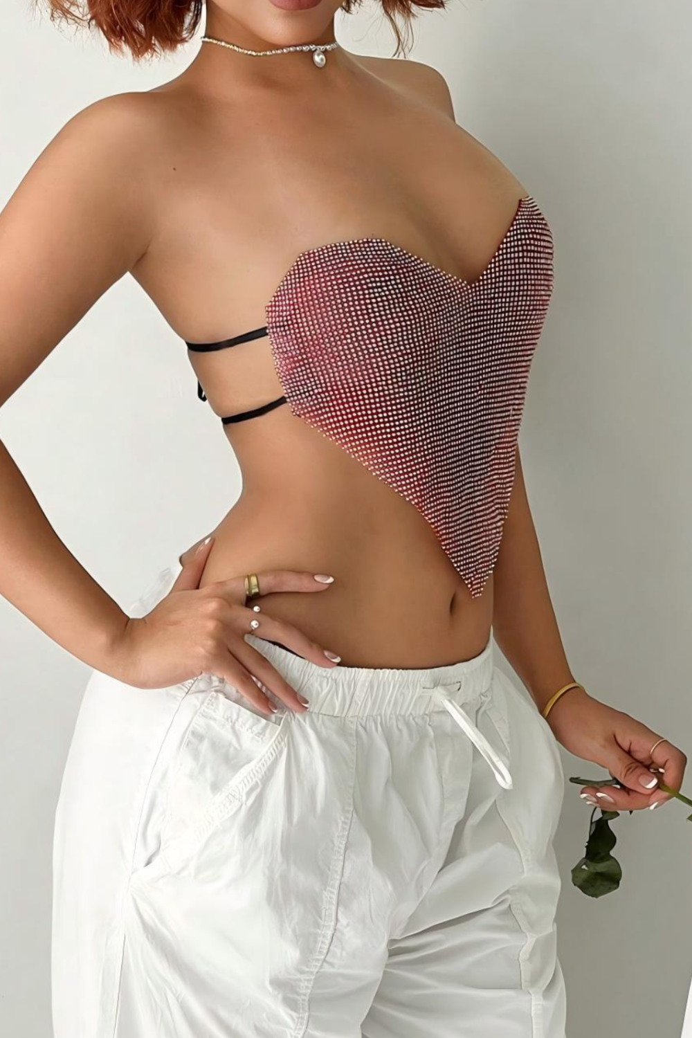 Love Bra Diamond Frenulum Top