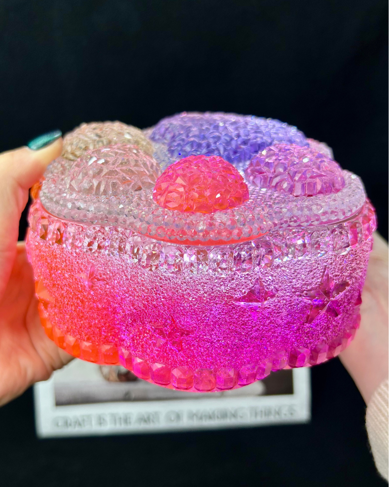 Paw Print Resin Storage Jar