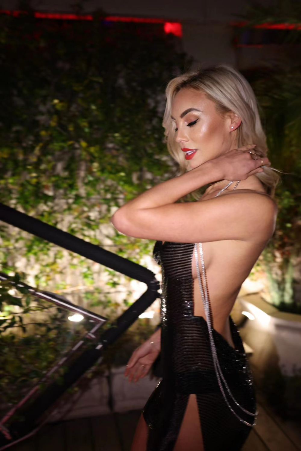 Black Chainmail Dress