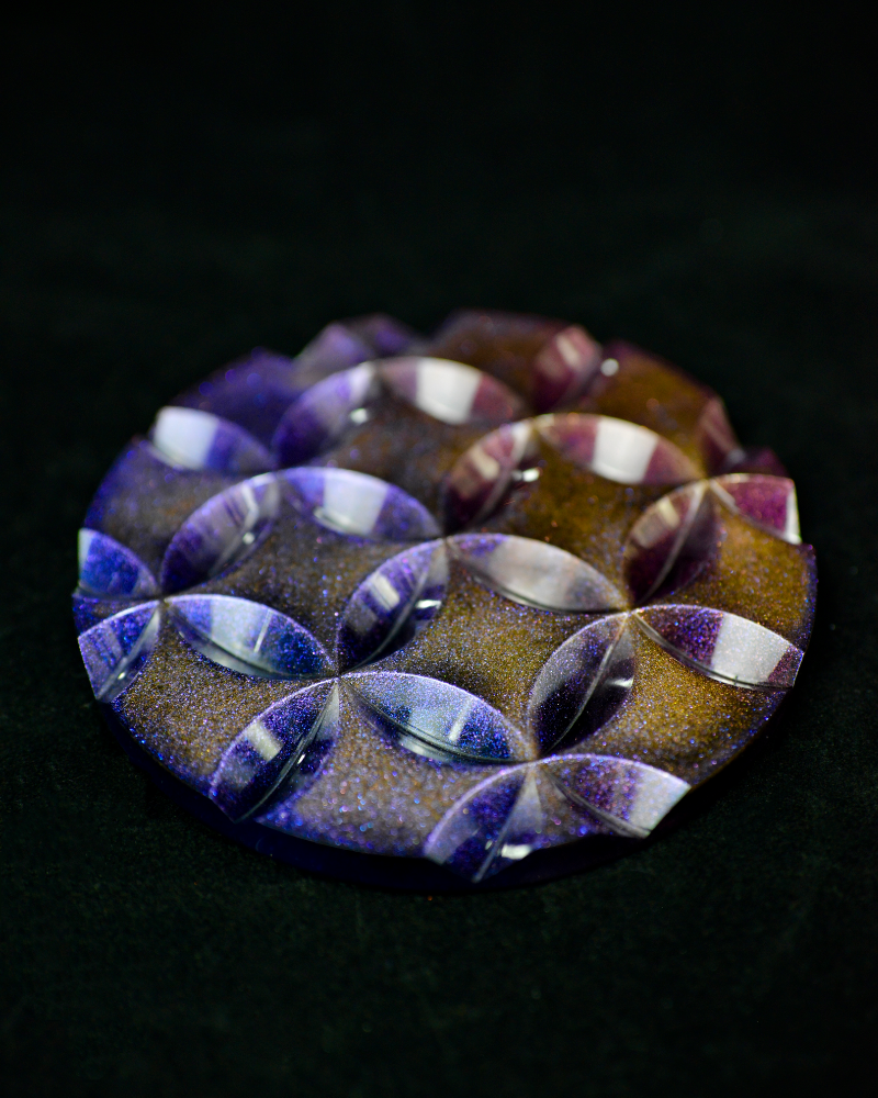 Geometric Resin Coaster