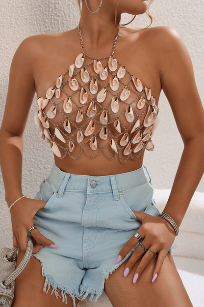Conch Halter Neck Top