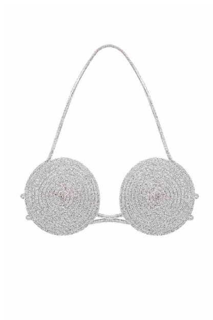 Sparkle Metallic Bra Top