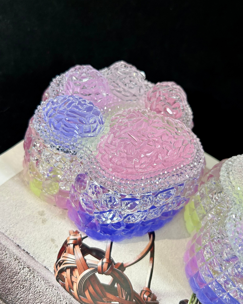 Purple Pink Trinket Box