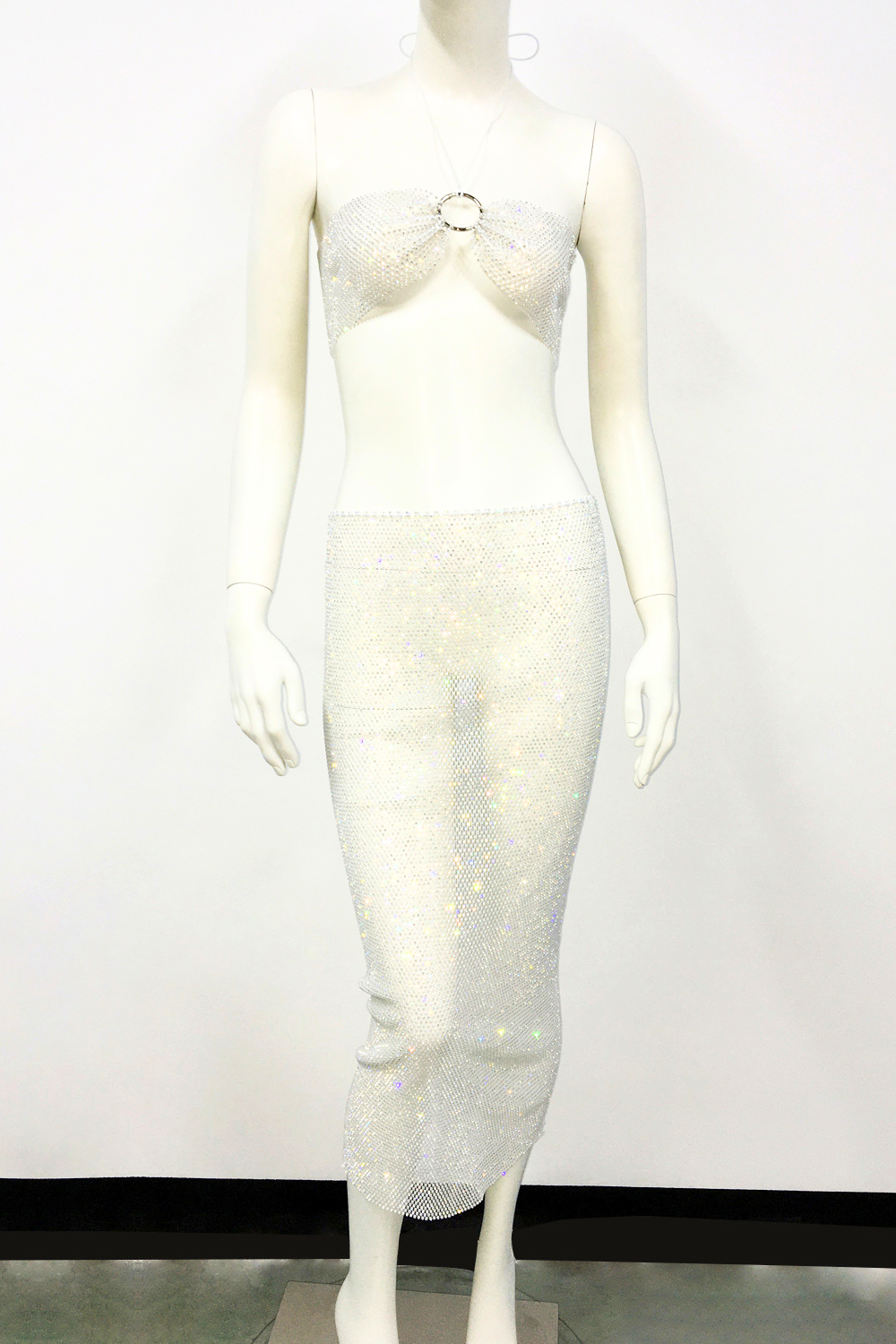 Glisten Mesh Skirt Set