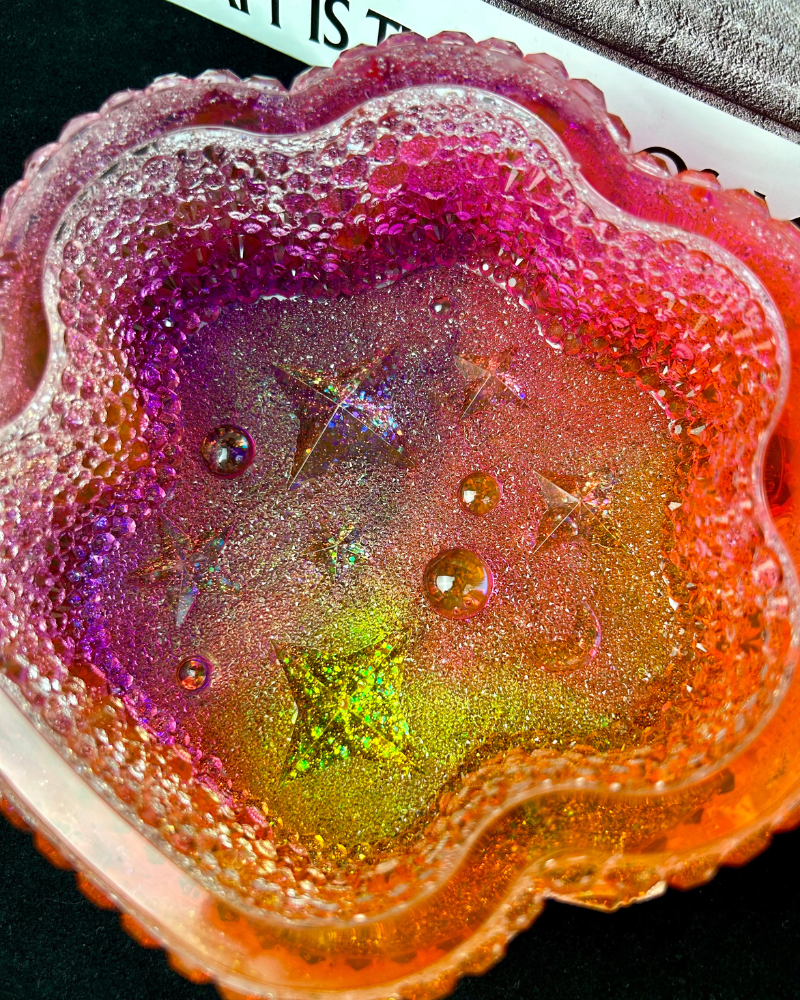 Paw Print Resin Storage Jar