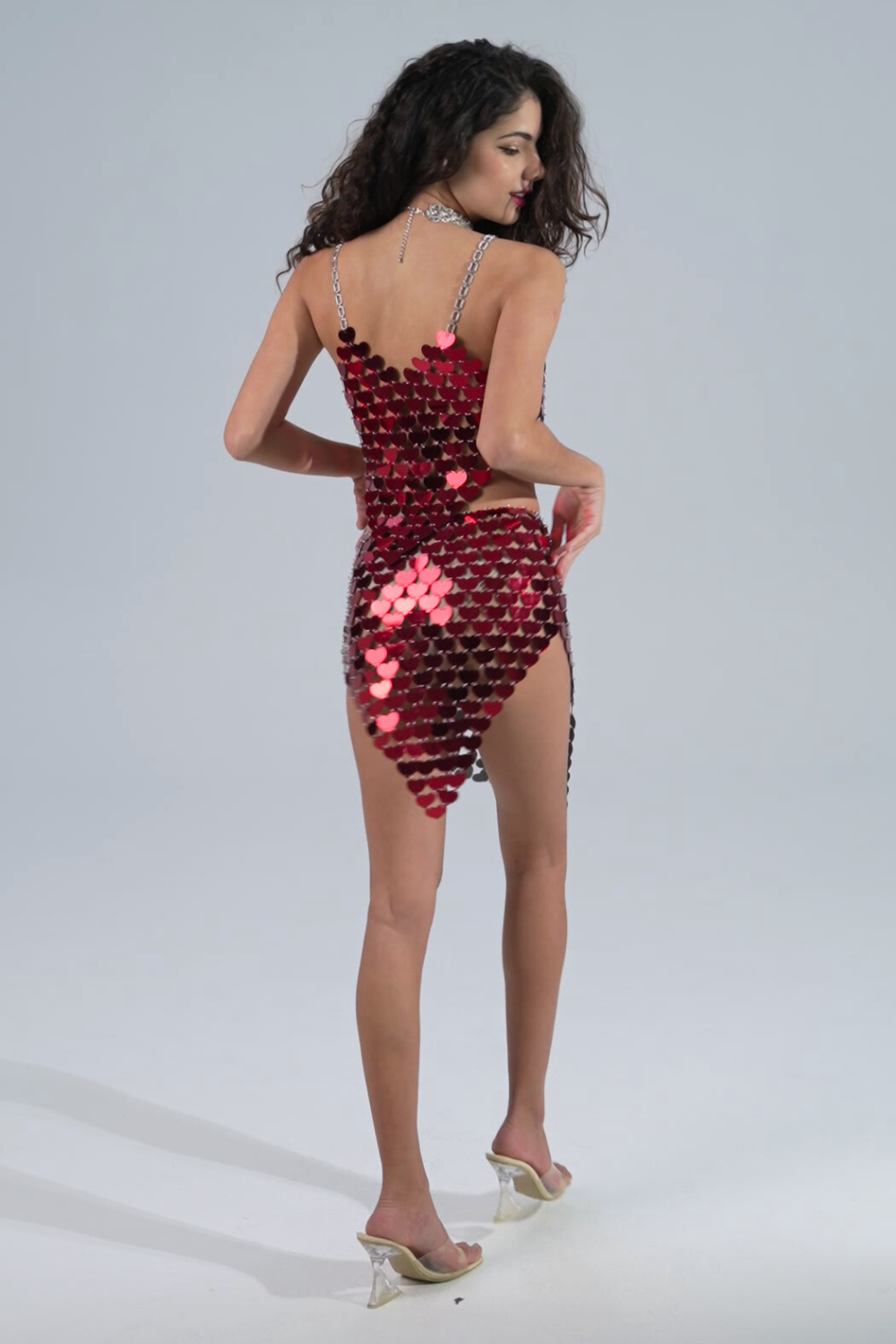 Heart Shaped Cami & Skirt Set