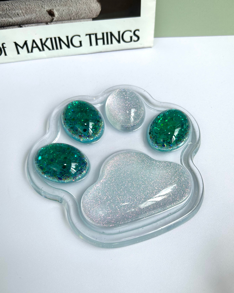 Green Forest-Themed Trinket Box