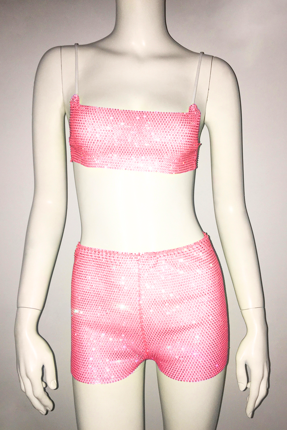 Glisten Mesh Shorts Set