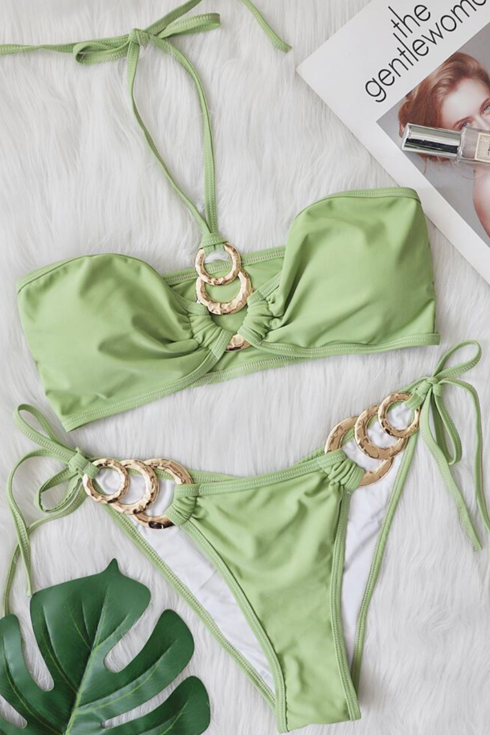 Mint Green Resort Bikini Set