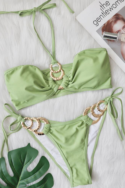 Mint Green Resort Bikini Set