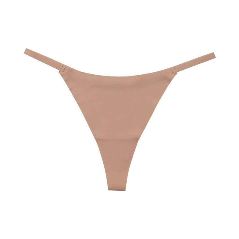 Seamless Ice Silk Thong