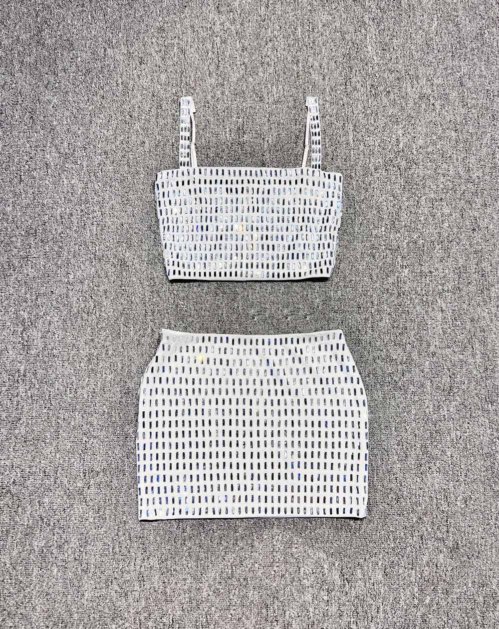 Curve Kiss 2-Piece Stretchy Skirt Set