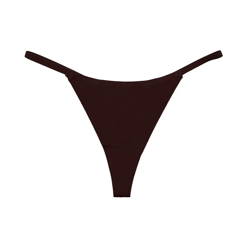 Seamless Ice Silk Thong