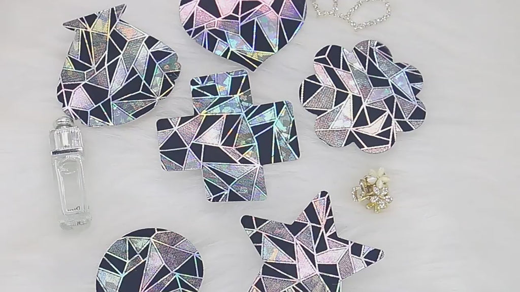Holographic Pasties – Self-Adhesive Nipple Covers