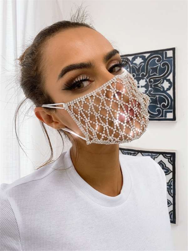 Handmade Crystal Face Mask