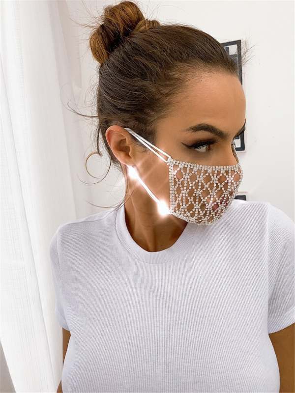 Handmade Crystal Face Mask
