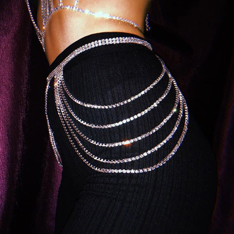 Sparkle Multi Layered Waist Belt