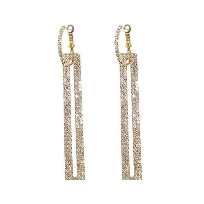 Luxury Geometric Drop Earrings
