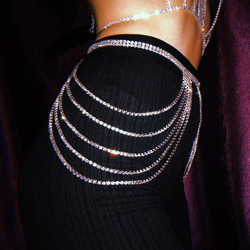 Sparkle Multi Layered Waist Belt
