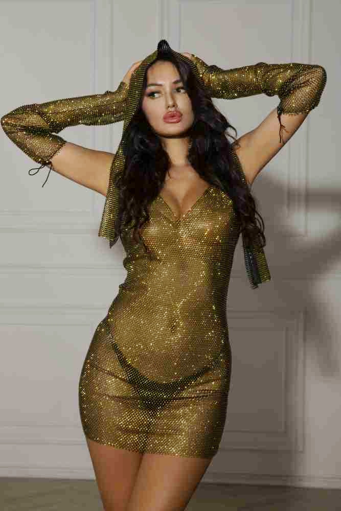 Glisten Gold Dress