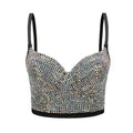 Rhinestone Crystal Corset Top
