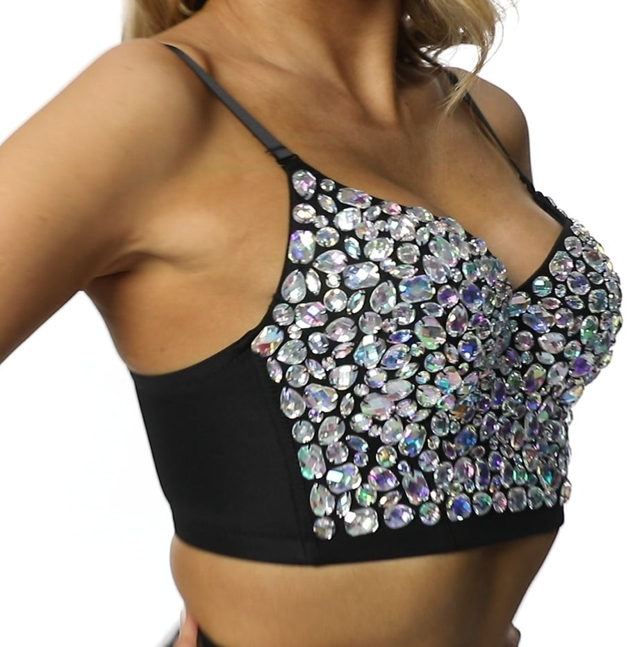 Full Crystal Cami Bralette