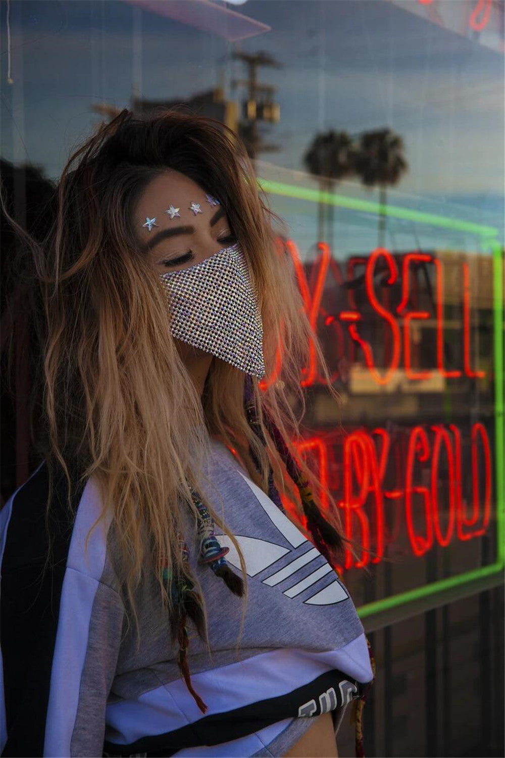 Sparkle Crystal Mask