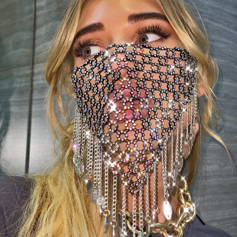 Tassel Triangle Face Mask