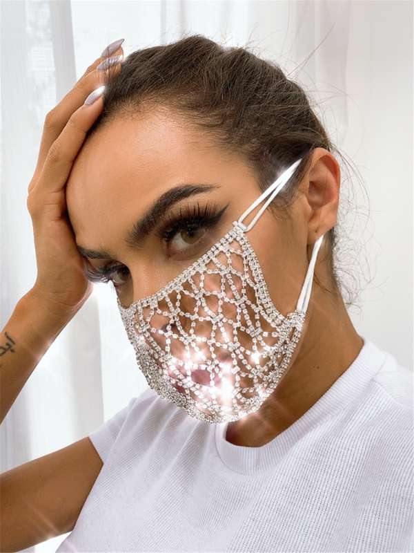 Handmade Crystal Face Mask