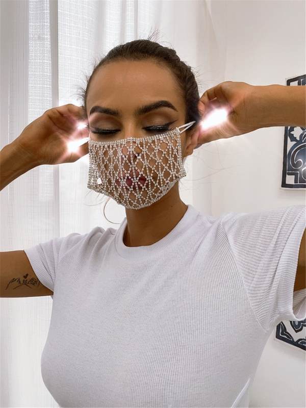 Handmade Crystal Face Mask