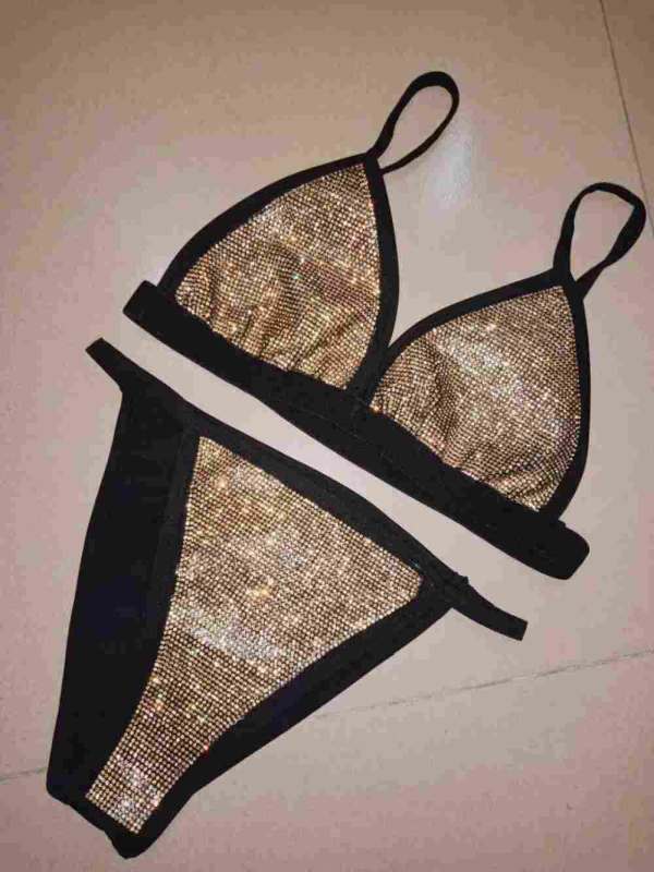 Colorful Sparkly Bikini Set