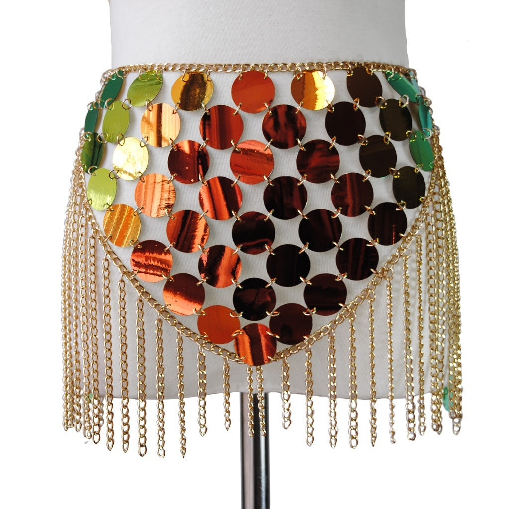 Gold Cami Skirt Set